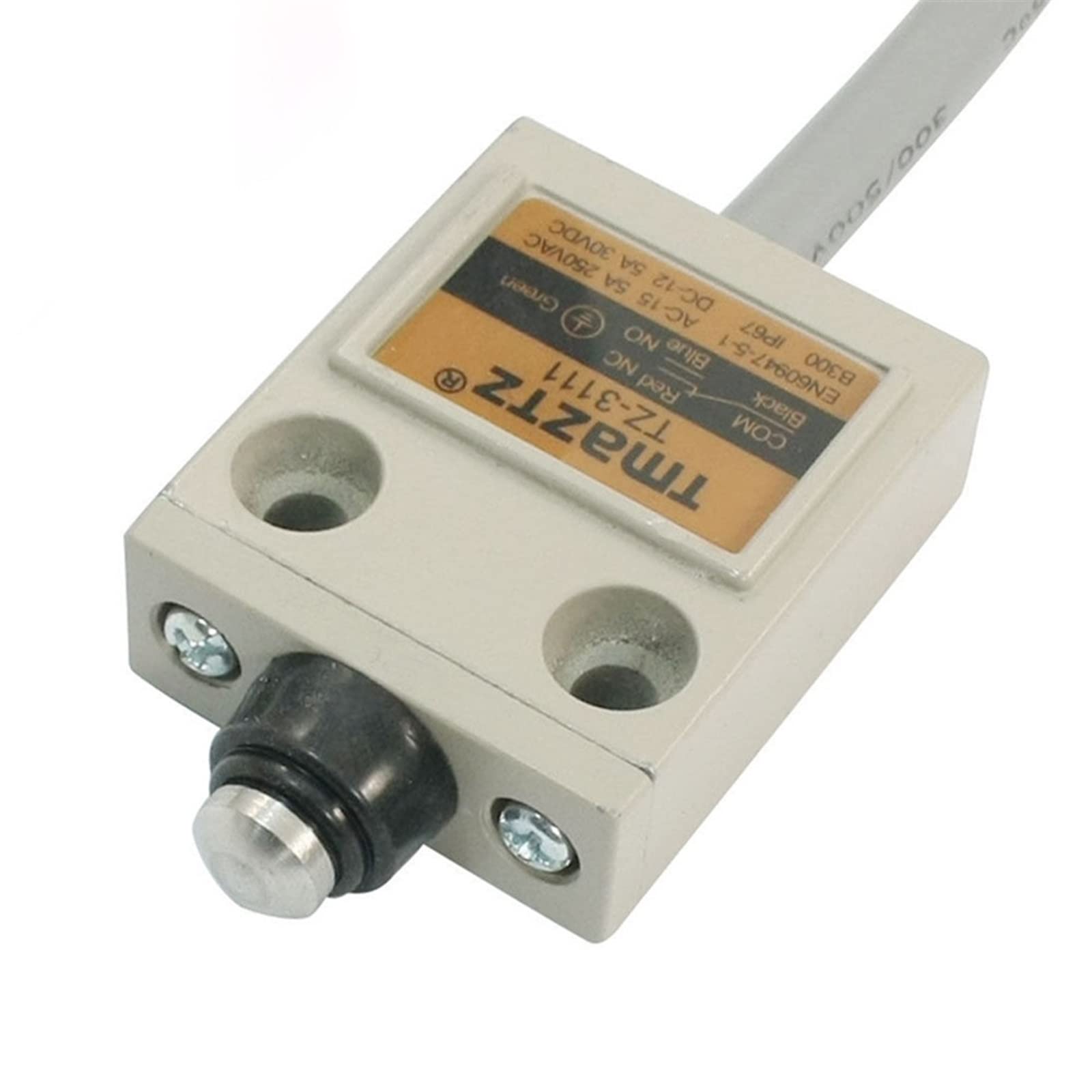 Fcarumiqp 5V 1Pcs Tz-3111 1No+1Nc Spdt Ip67 Waterproof Sealed Plunger Limit Switch Sensor