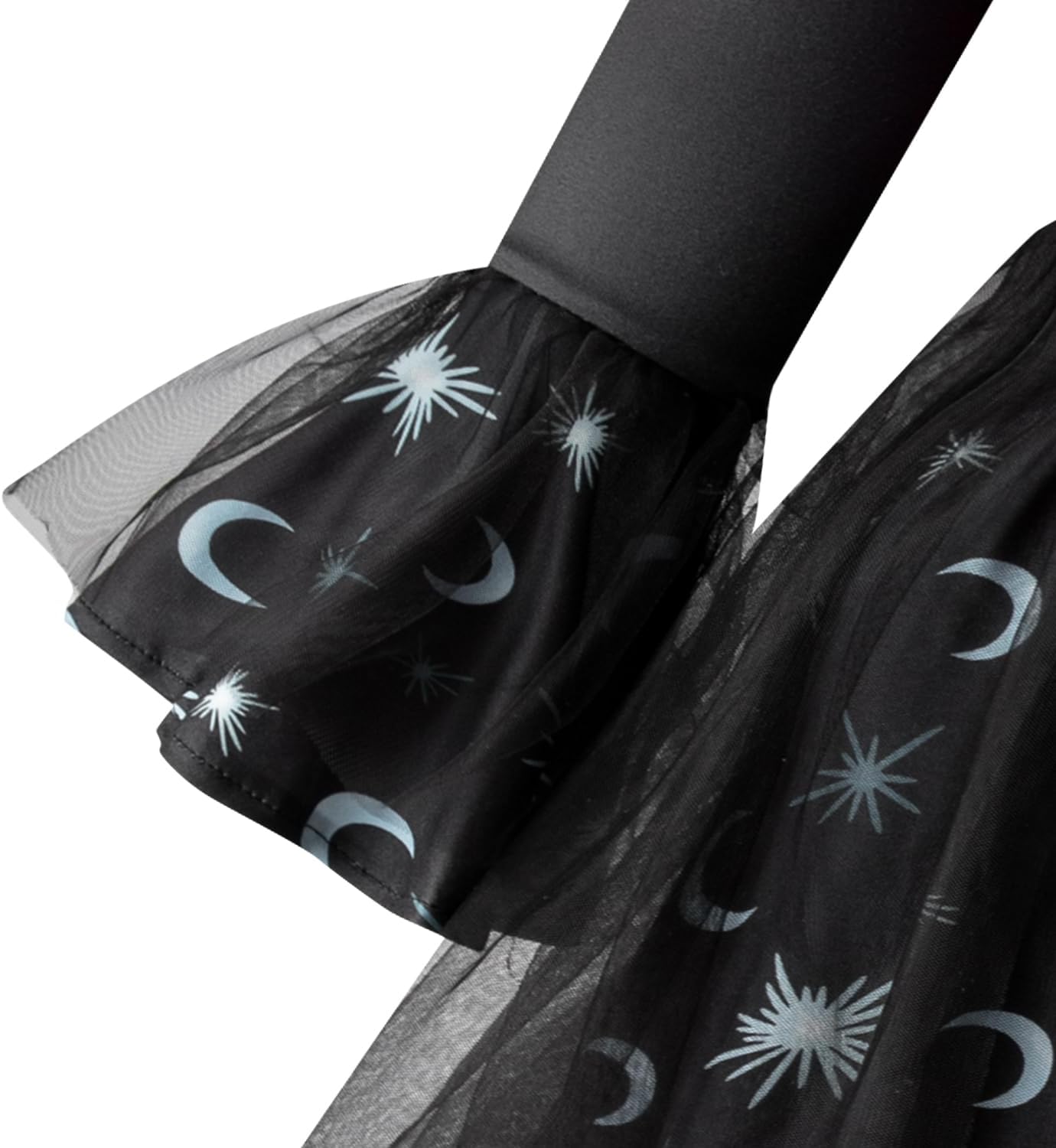 Yruiz Little Girls Witch Costume Dress Halloween Party Outfit With Magic Hat - Image 4