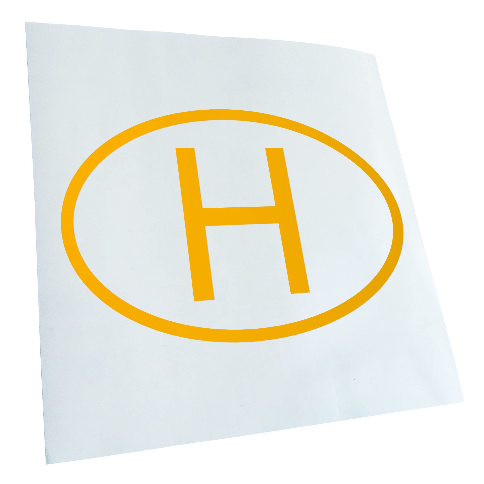 Autocollant Hongrie H résistant pour vélo et moto style JDM - 8