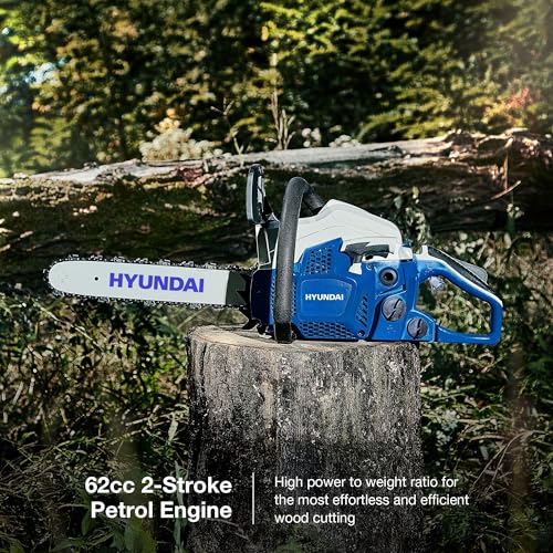 Hyundai 62cc 20" Petrol Chainsaw – Heavy-Duty