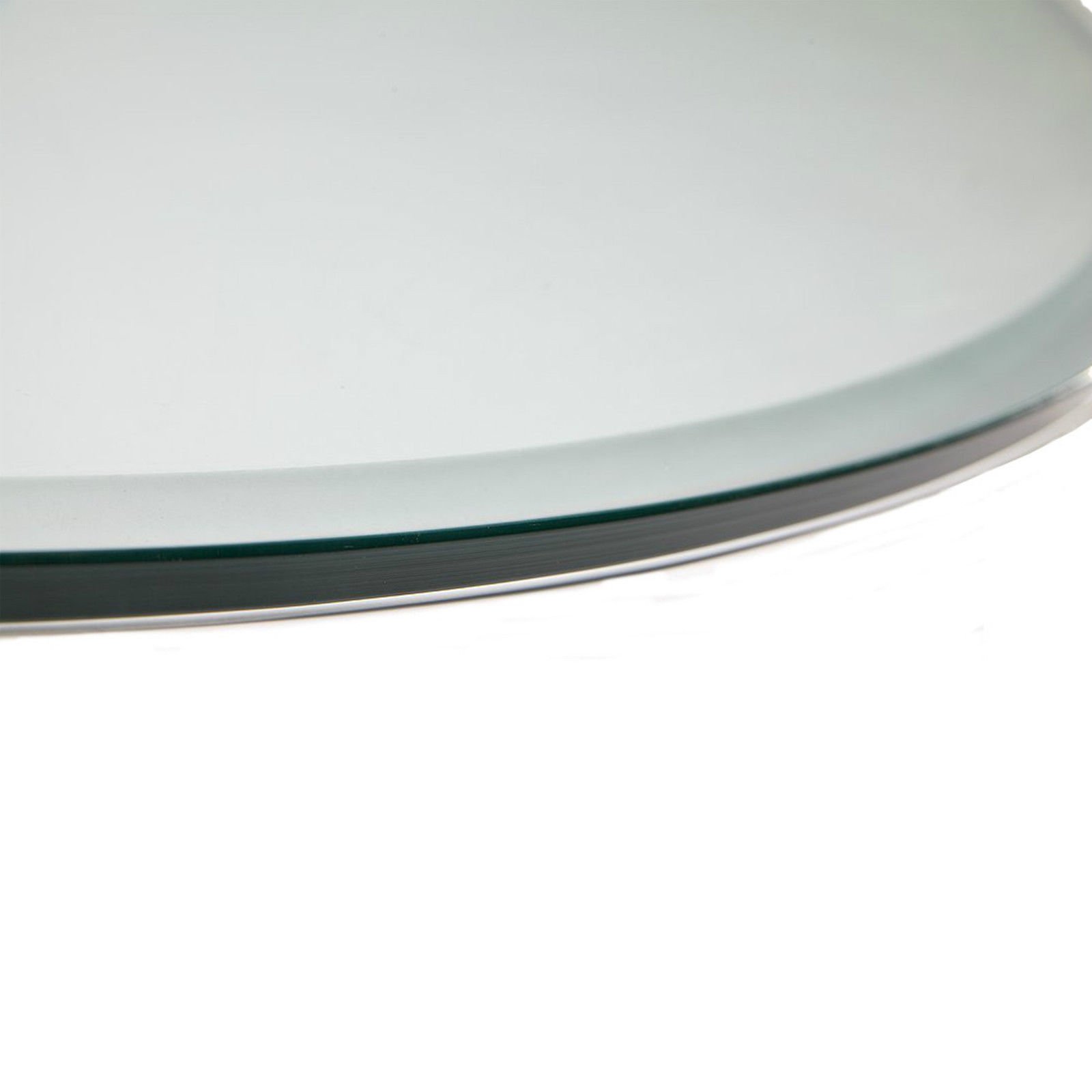 Euro Tische Glasplatte für Kaminofen und Tischplatte in 60cm Facettenschliff, Schutzplatte mit 6mm ESG Sicherheitsglas, Funkenschutzplatte, Glasboden für Kamin (Klarglas)