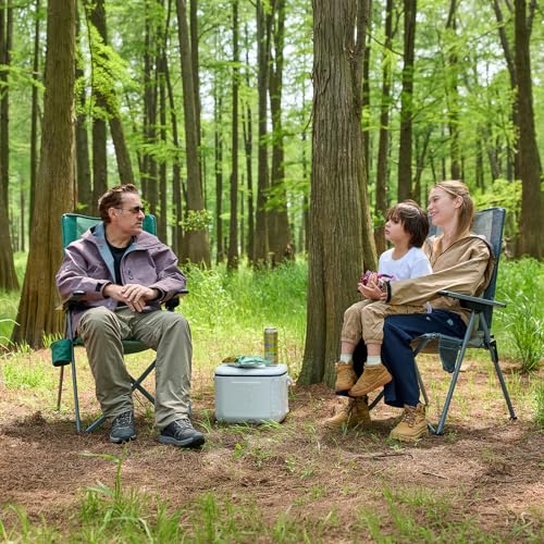Chaise de camping pliable EVER ADVANCED anti mal de dos dossier réglable 160 kg - 3