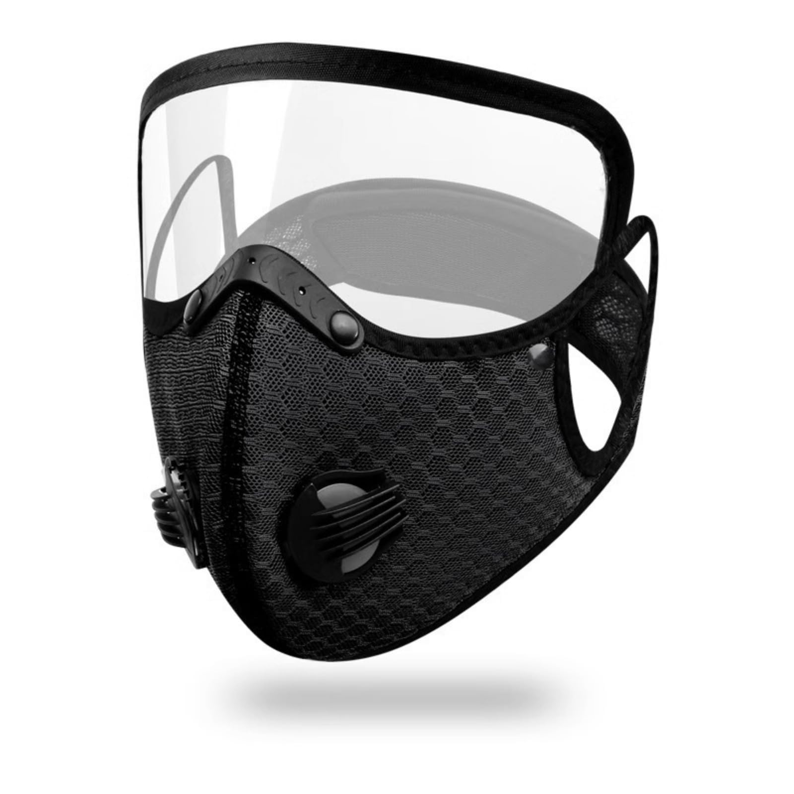 Máscara solar motocicleta cara completa resistente viento UV polvo transpirable protección insectos