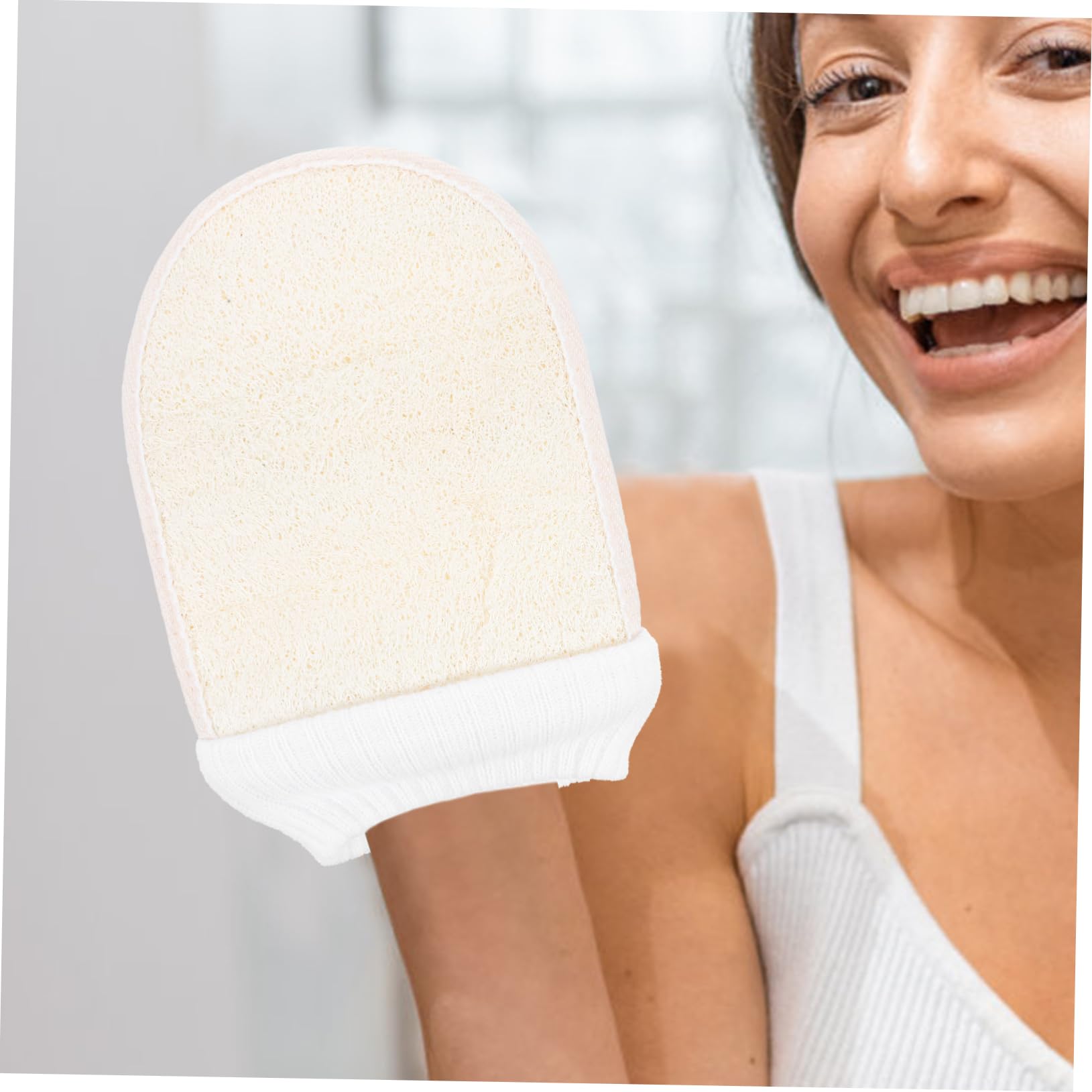 Healeved 6pezzi Guanto Esfoliante Per Bagno Guanto Scrub Per Corpo Luffa Rimuove Cellule Morte Massaggio Spa Per Uomini e Donne