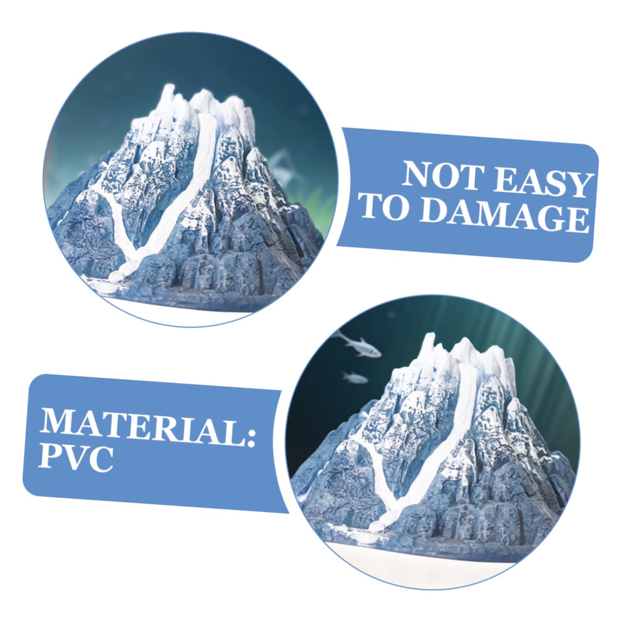 SUPVOX 2pezzi Decorazione Per Paesaggistico Per Fish Tank Accessorio Per e Domestici Facile Installare e Resistente