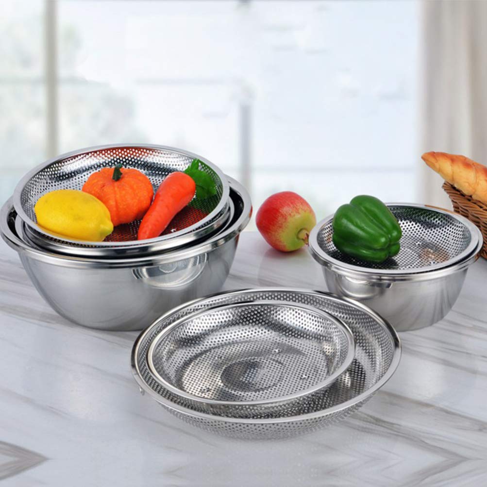 4 Pcs Scolapasta Piccolo Servire Cucchiai Per Buffet in Acciaio