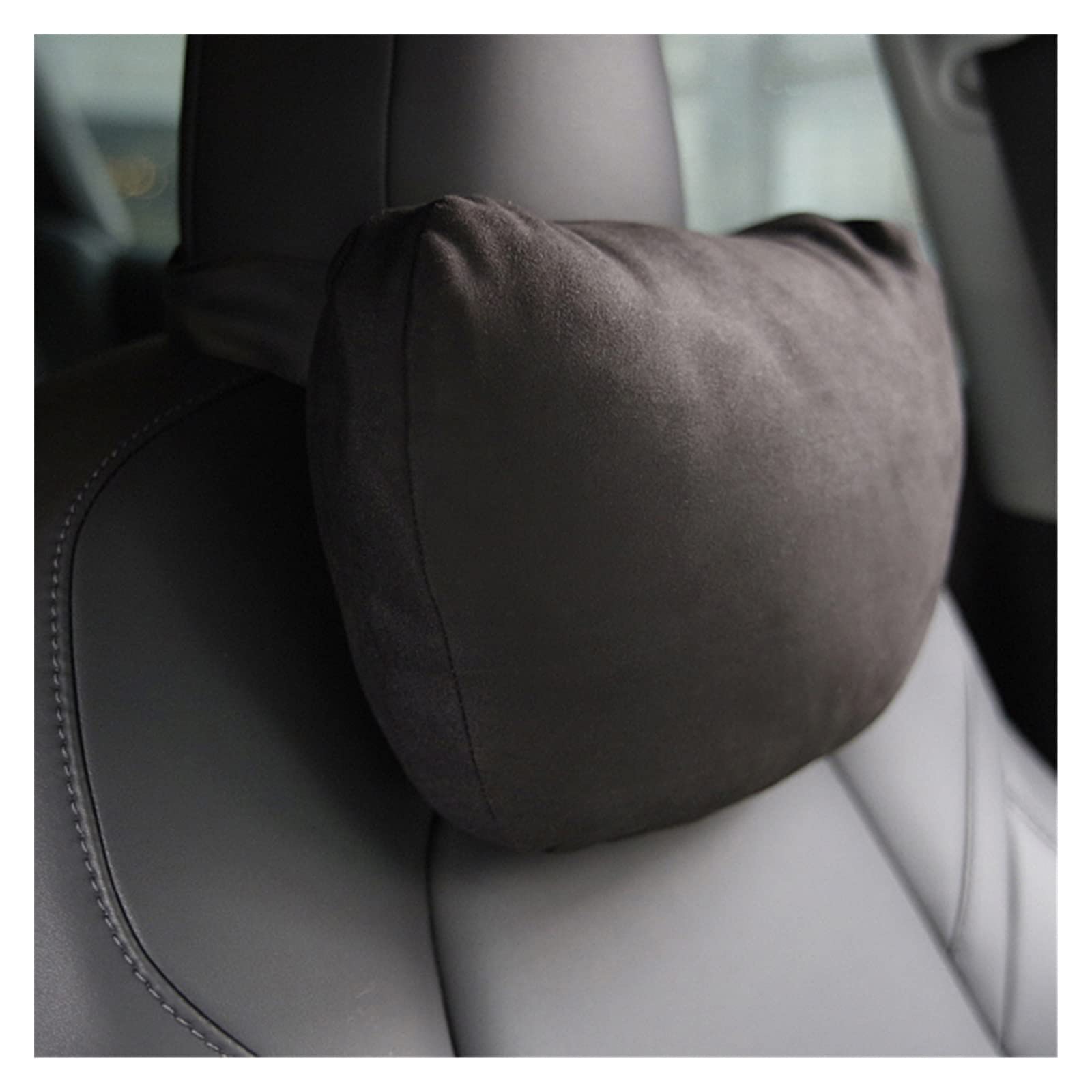 Compatibile con Tesla Model3 Compatibile con Model X Models Seggiolino Auto Poggiatesta Collo Cuscino Cuscino Proteggi Accessori Parti (Color : Milky White)