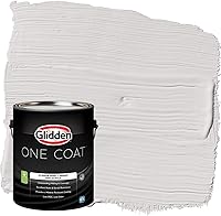 Vista 92 de Glidden Pintura interior + imprimación: gris/plata antigua, una capa, plana, 1 galón