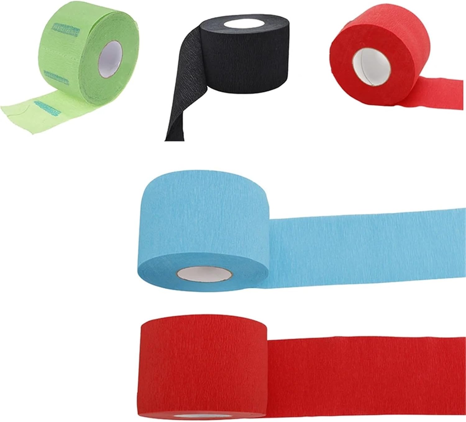 Disposable Hair Cutting Capes 4rolls Barber Neck Paper Disposable Muffler Hair Cutting Collar Covering Tool