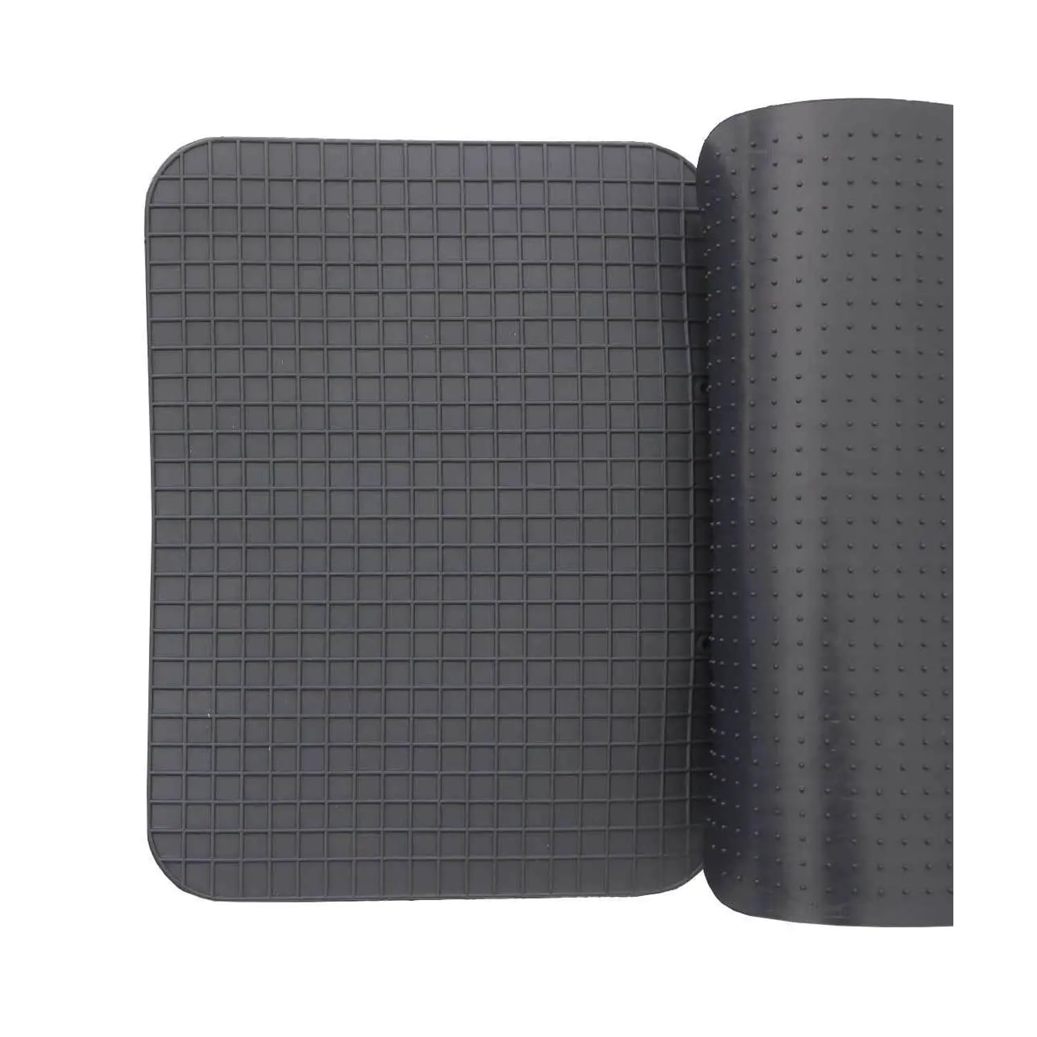 Tappetini Auto Gomma Universali Set 4 Pezzi Anteriore e Posteriori Pedali Antiscivolo Abitacolo PVC Plastica