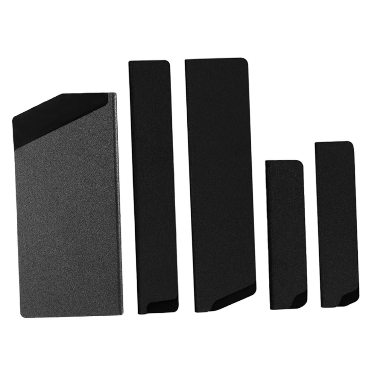 Unomor 5Pcs Convenient Cutter Protector Sleeves Wear Resistant Kitchen Accessory Portable Cutter Guards for Household and Outdoor Use Versatile Knife Covers for Chef and Camping