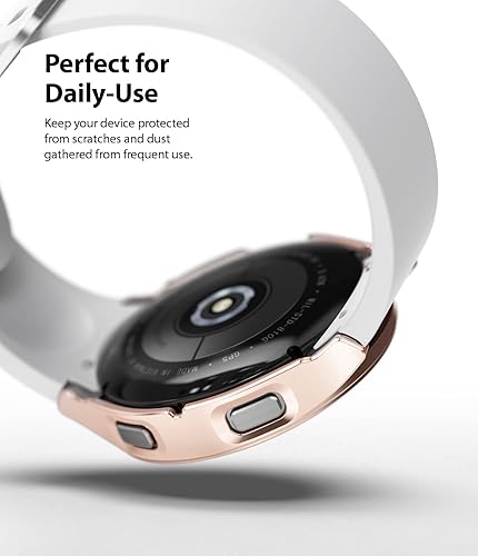 Miniatura 7 de Ringke Funda delgada 2 unidades compatible con Samsung Galaxy Watch 4 de 1.57 pulgadas, bisel Watch4 solo marco cubierta dura de policarbonato de