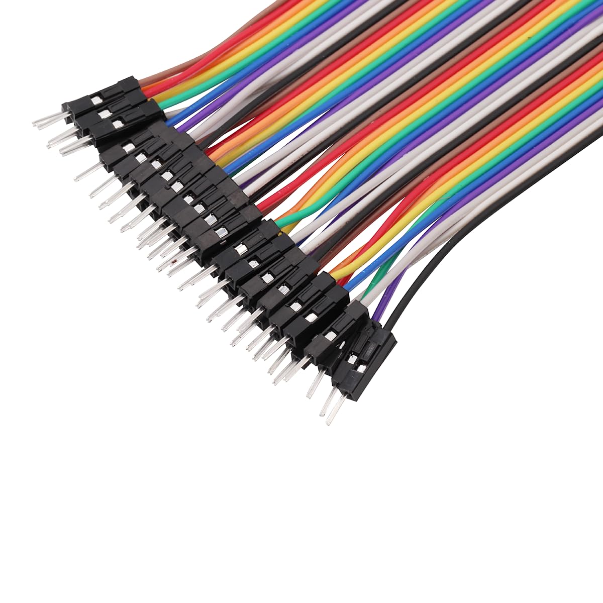 120 cavi jumper Wire a 40 pin – 10 cm/3,93 pollici femmina/maschio, 24 AWG per Arduino Breadboard fai da te