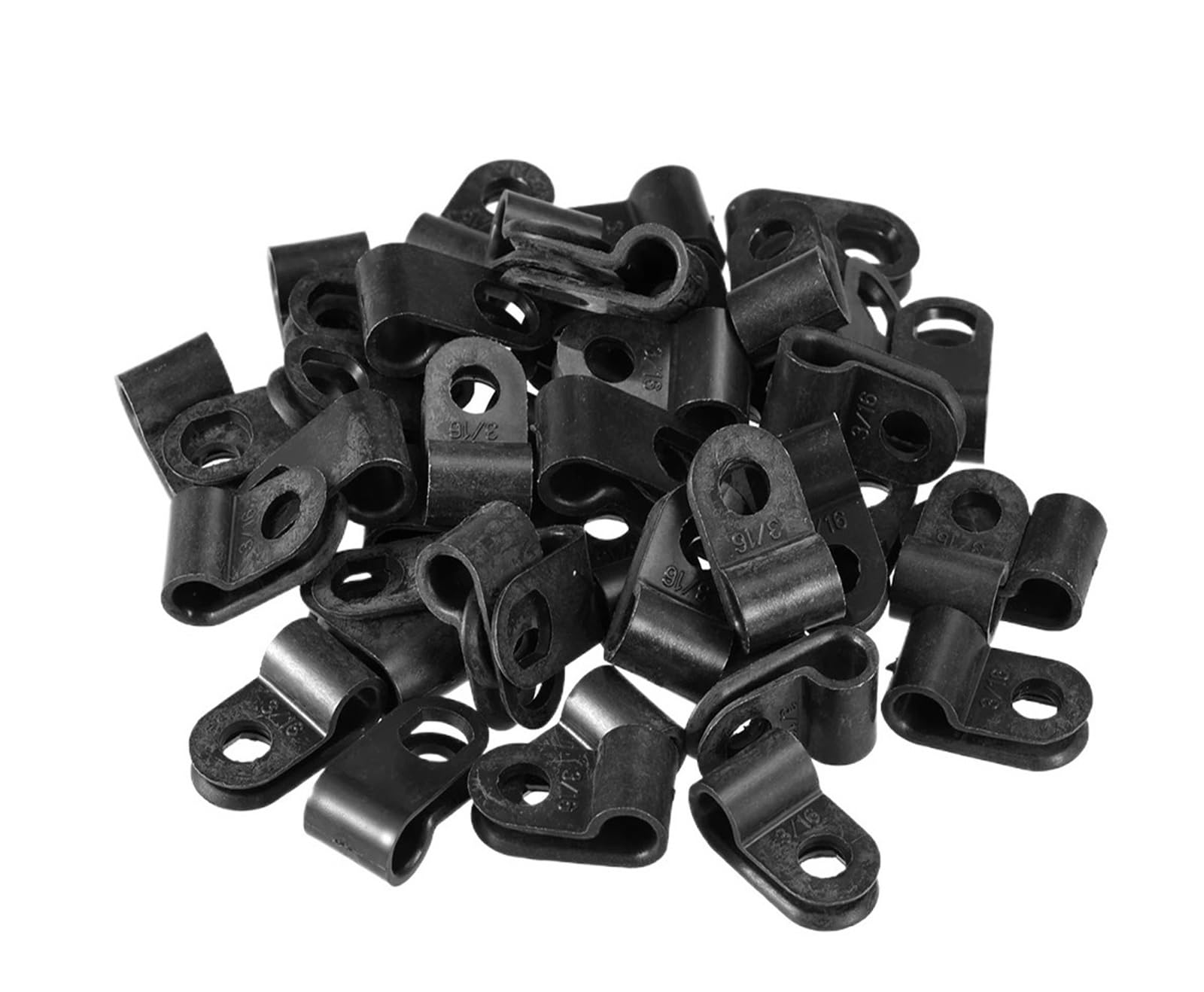 Dpnentv One Color 30Pcs Uc-0.5 R-Type Cable Clips Cord Organizer