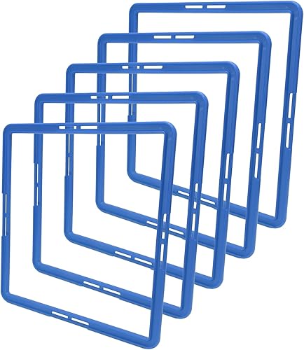 Miniatura 9 de BusoTh Anillos de entrenamiento de agilidad, anillos de agilidad cuadriláteros que mejoran la aceleración 5 piezas para baloncesto y fútbol