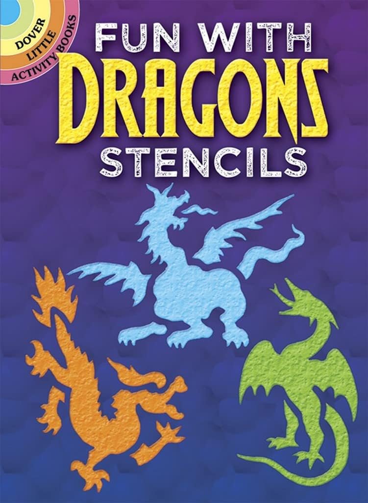 Fun with Stencils: Dragons (Little Activity Books)