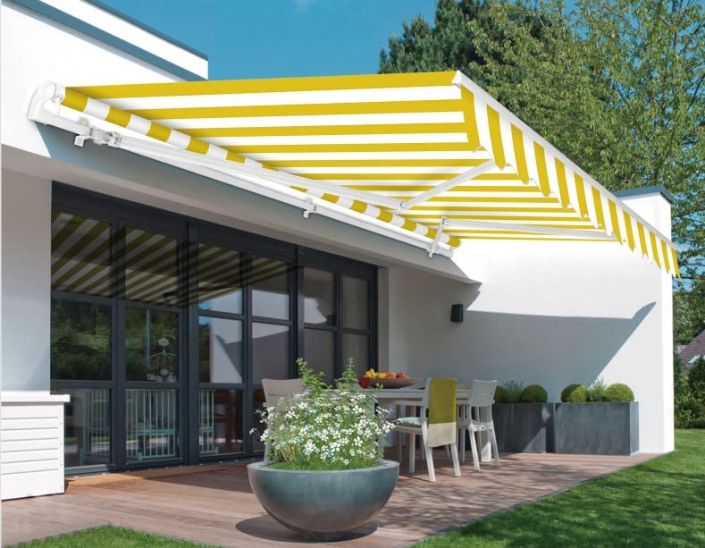 Tela De Repuesto Para Toldo De Jardín | Impermeable Y Resistente A Los Rayos UV | 295x200 Cm | Incluye Cenefa | Sin Estructura