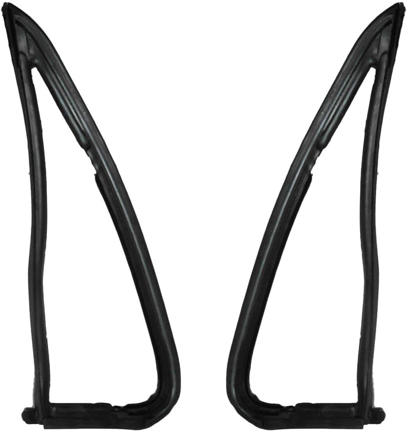 Front Vent Glass Window Weatherstrip Seals Set Pair Compatible with Chevy GMC Pickup Truck