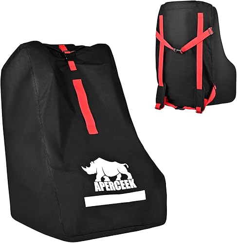 Bolsa de viaje para asiento de automóvil, funda de asiento de bebé fácil de transportar para viajes aéreos, equipo esencial de viaje para bebés para