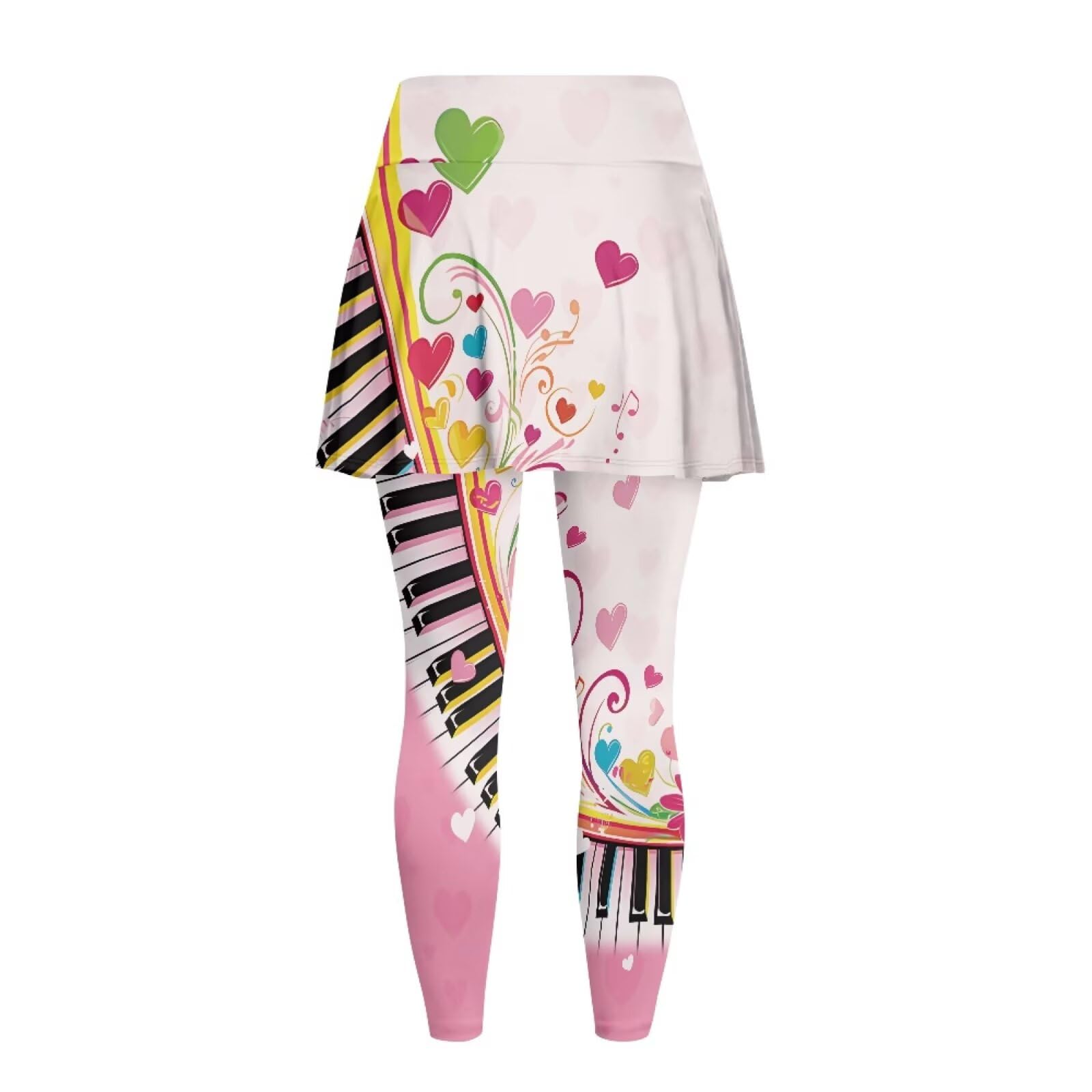 Jeiento Damenrock mit Leggings, Übergröße, athletischer Tennisrock, Leggings mit Tasche, dehnbar, weich, Golf-Skort-Outfits