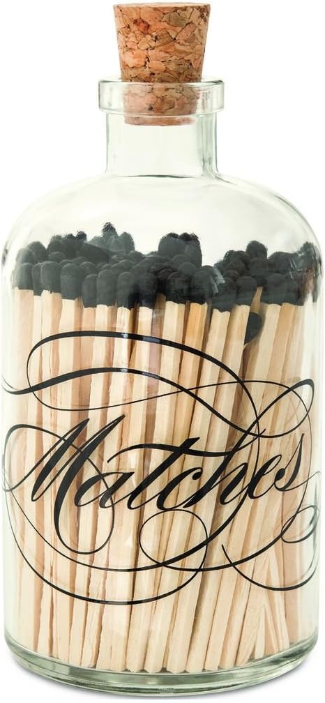 Skeem Design Apothecary Calligraphy Matches – 120 Large Matches