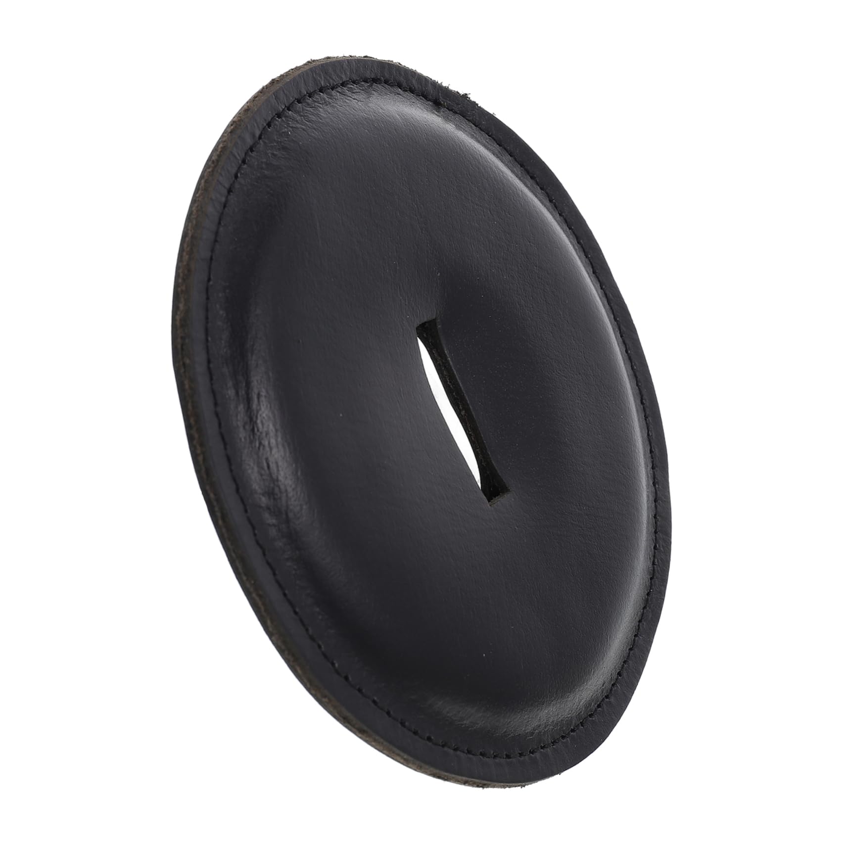 1pc Army Cymbal Pad Squeeze Coin Pouch Musical Sound Hole Cushion Portable Cymbal Accessory Sound Hole Gasket Coin Pouch for Men Instrument Wraps Belt Buckle Belt Men Cowhide Black