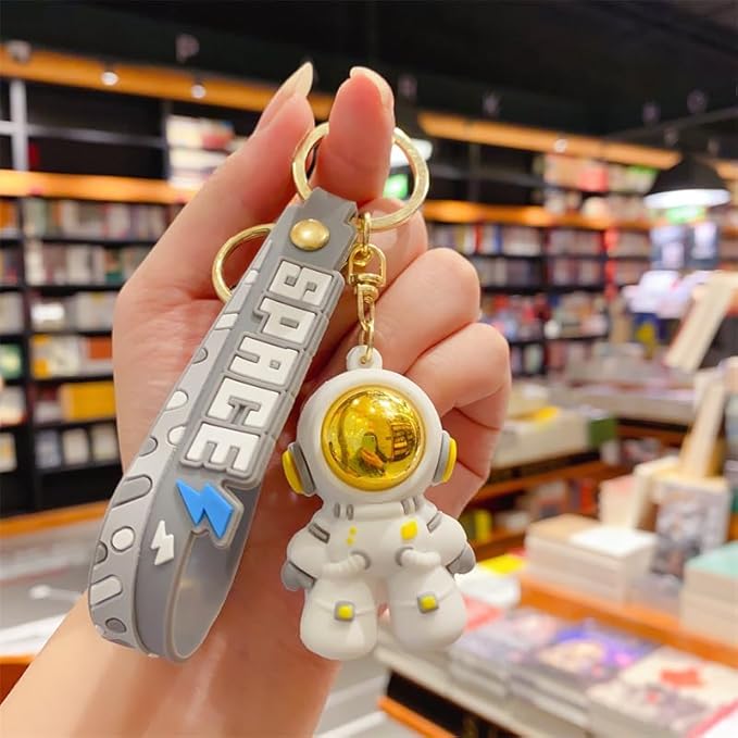 Double Pendant Space Keyring