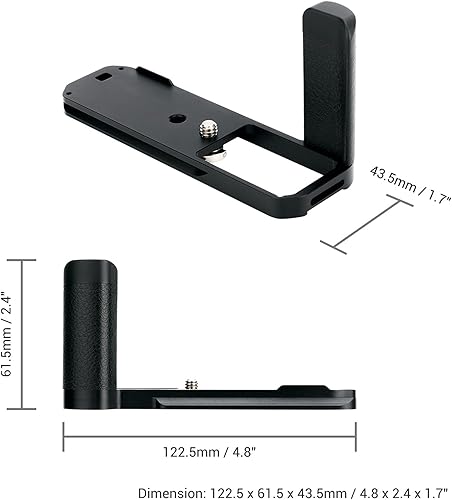 Miniatura 9 de JJC Soporte de metal sólido para Fuji Fujifilm X-E4 XE4 XE4 Reemplazo Fuji MHG-XE4 Handgrip