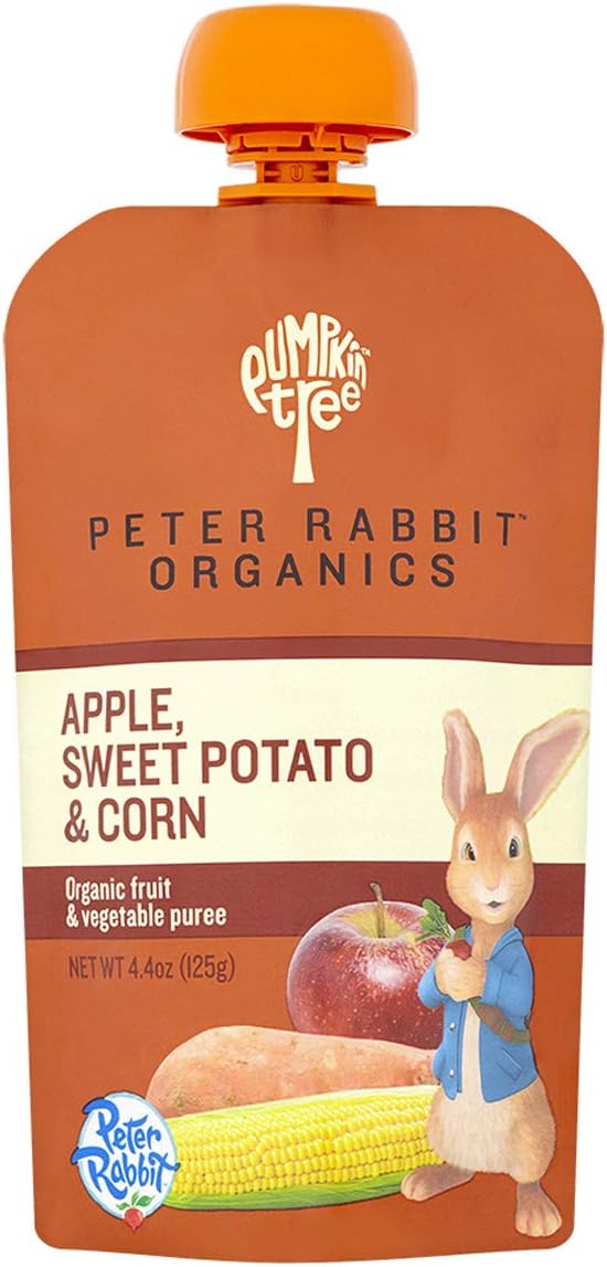 Peter Rabbit Organics - Veg And Fruit Puree Sweet Potato, Corn Apple 112448