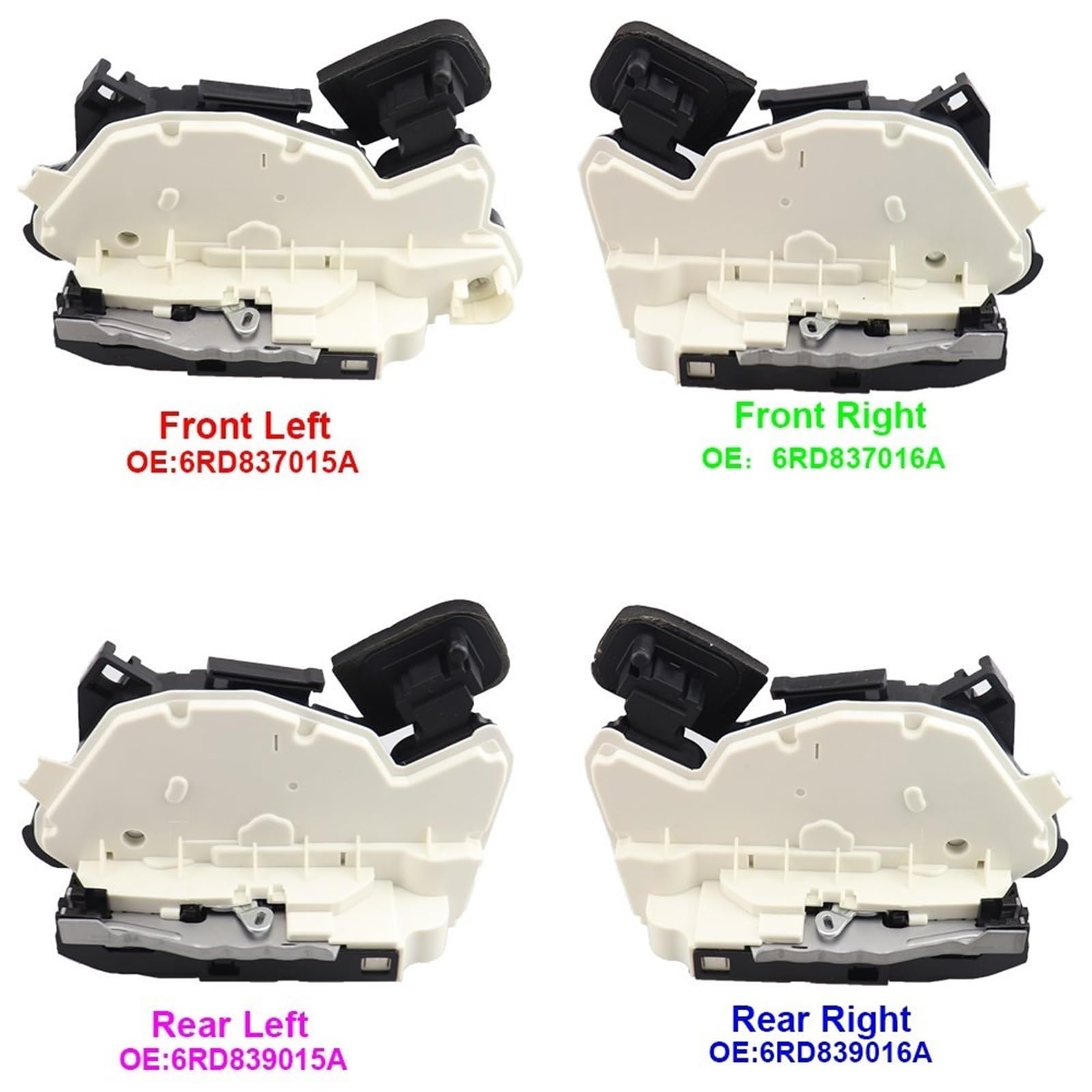 Chiusura automatica bagagliaio Attuatore serratura porta anteriore posteriore sinistro destro per SEAT ALHAMBRA 7N per LEON III ST 5F(Front right)