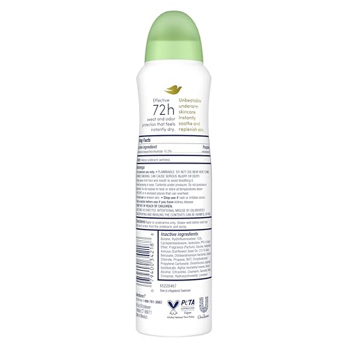 Image of Dove Advanced Care Antiperspirant Deodorant Dry Spray Cool Essentials for helping your skin barrier repair after shaving With Pro Ceramide Technology 3.8 fl oz