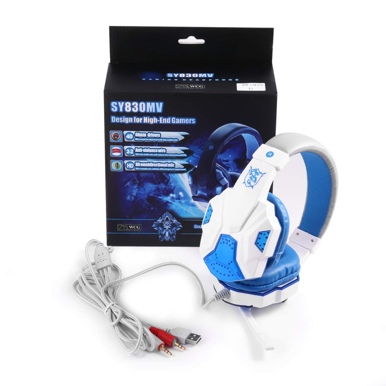 Soyto SY830MV Lightweight Sound Effect Gaming Headphone Headset audio  Auriculares With Mic \u0026LED For PS4 PC Gamer Supper Bass: Buy Online at Best  Price in UAE - Amazon.ae