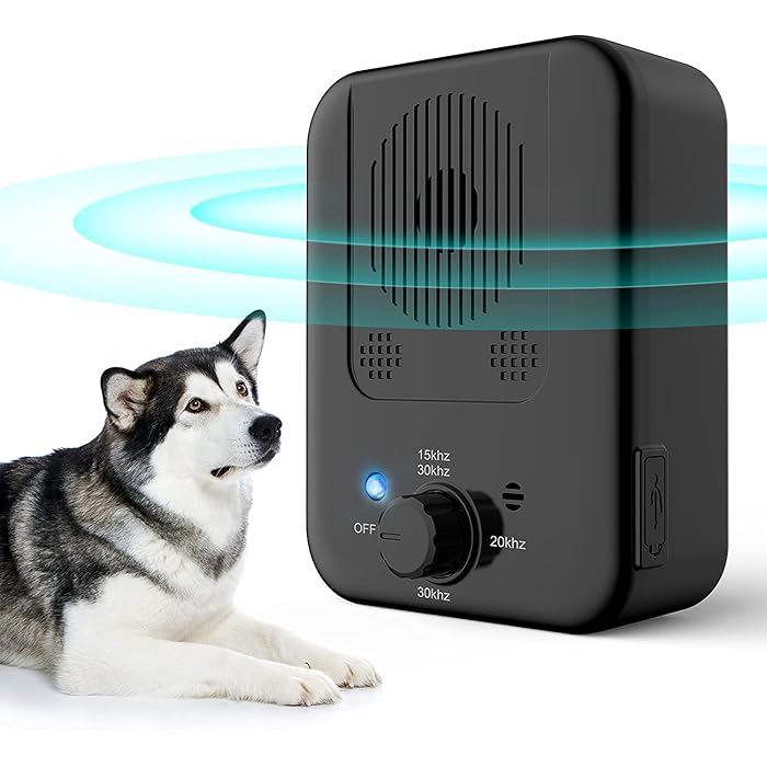 Buy Queenmew Anti Barking Device, 3 Sensitivity and Frequency Levels