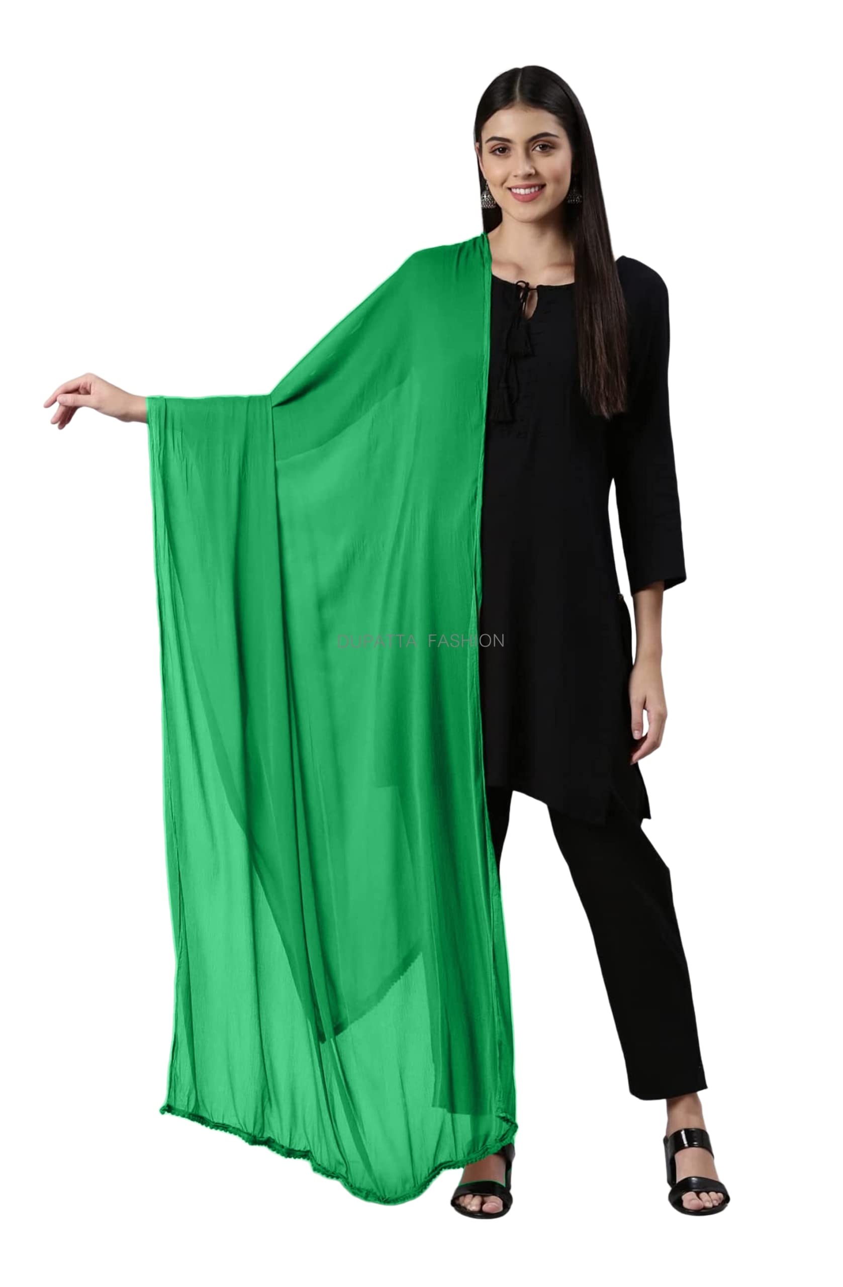 DUPATTA FASHIONChiffon Dupatta/Scarf Lightweight Soft Sheer Long Head Wrap Solid All Season Head Scarf Breathable(15081149)