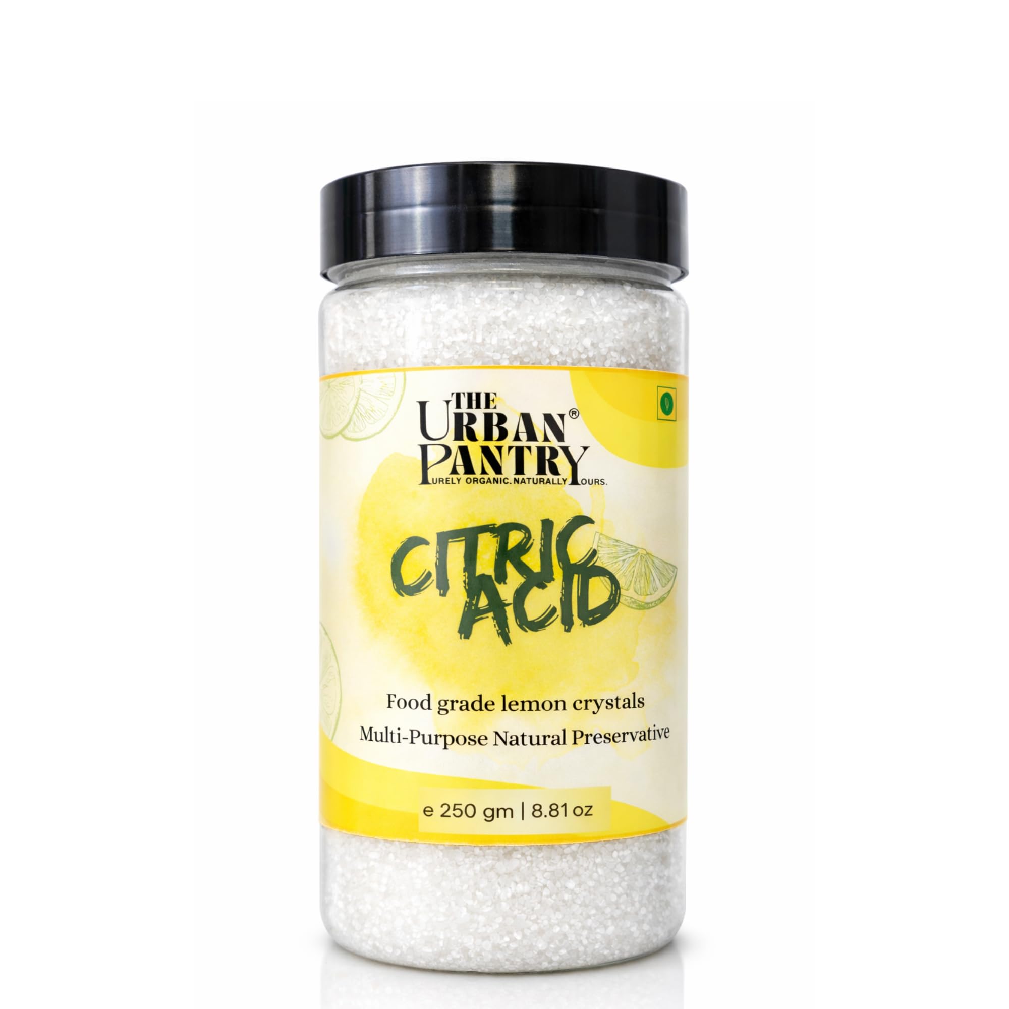 THE URBAN PANTRY Food Grade Citric Acid | Multi-Purpose Natural Preservative & Sour Agent for Cooking, Baking, Pickling & Cleaning | Multipurpose Use | 100% Pure | 250 Gram-image-38
