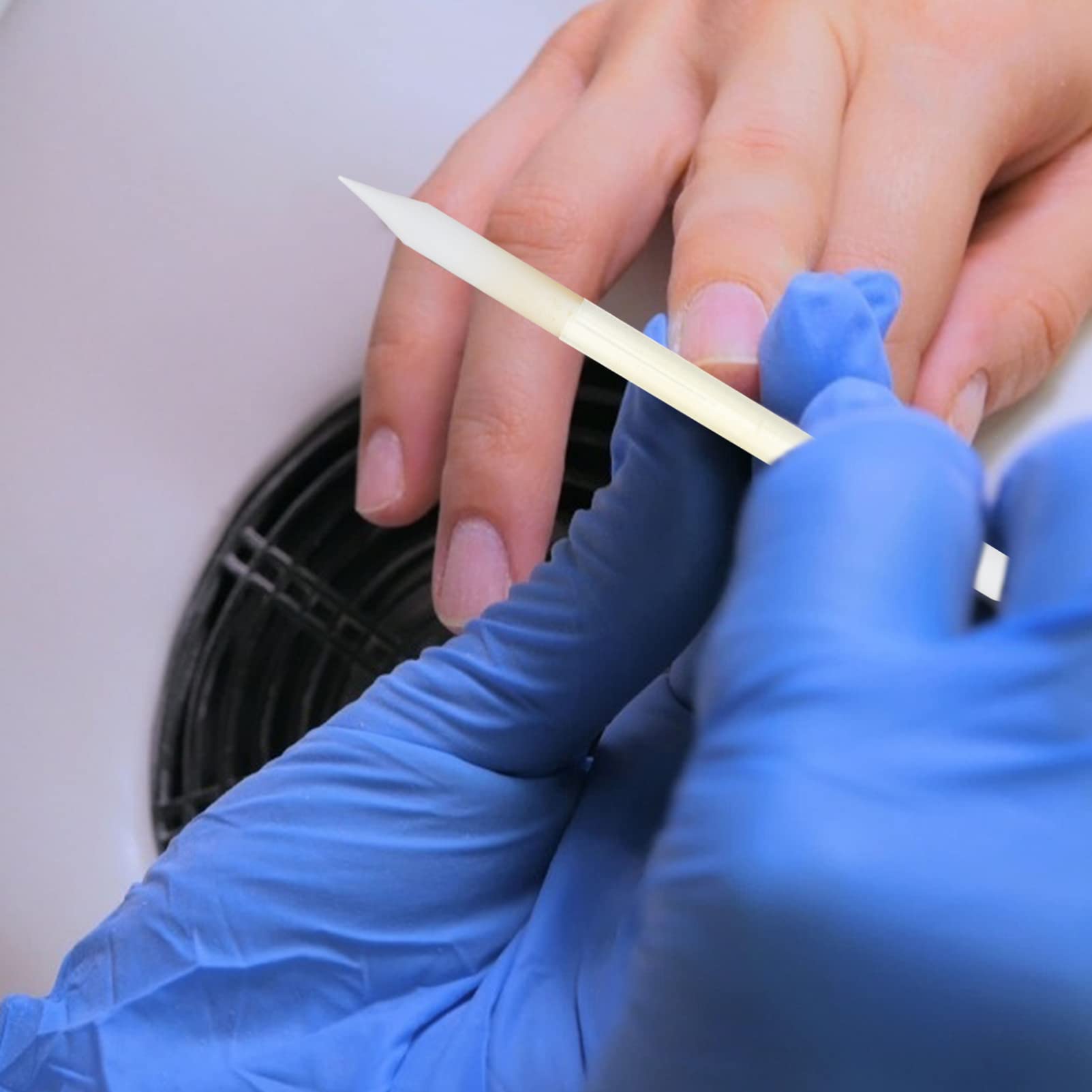 Healvian 4 Sets Glasnagel-maniküre-set Nagelkunstwerkzeuge Für Den Heimgebrauch Tragbares Nagelfeilen-set 3 Stück X 4