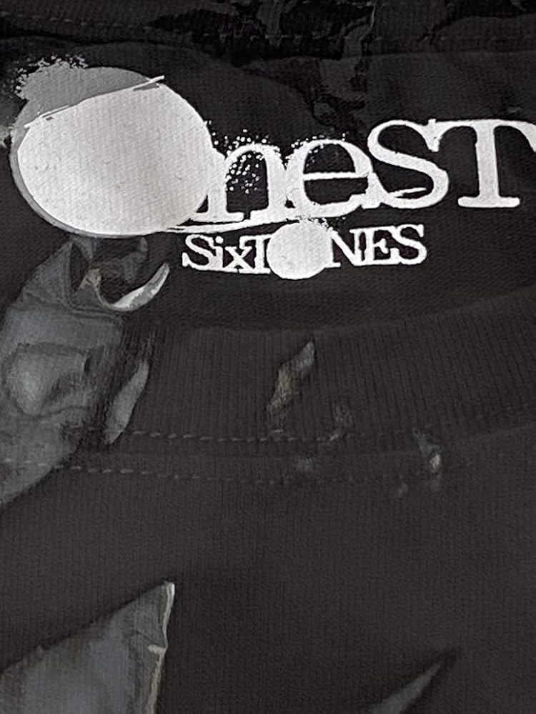 SixTONES ライブT ロングTシャツ　ロンT未開封　ブラック SixTONES on eST ロングTシャツ未開封 - メルカリ