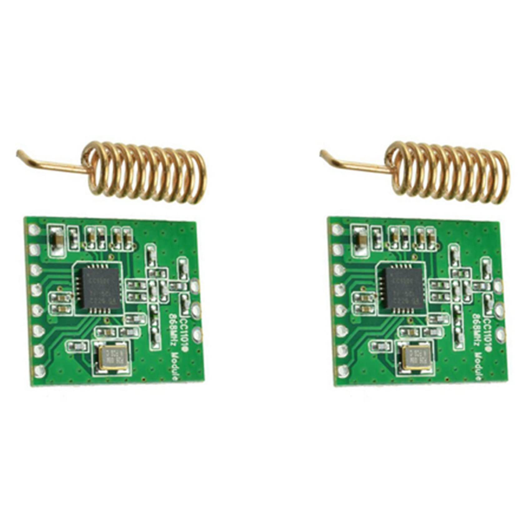 shanpu 2X CC1101 868MHZ Radio Transmission Antenna Transceiver Module