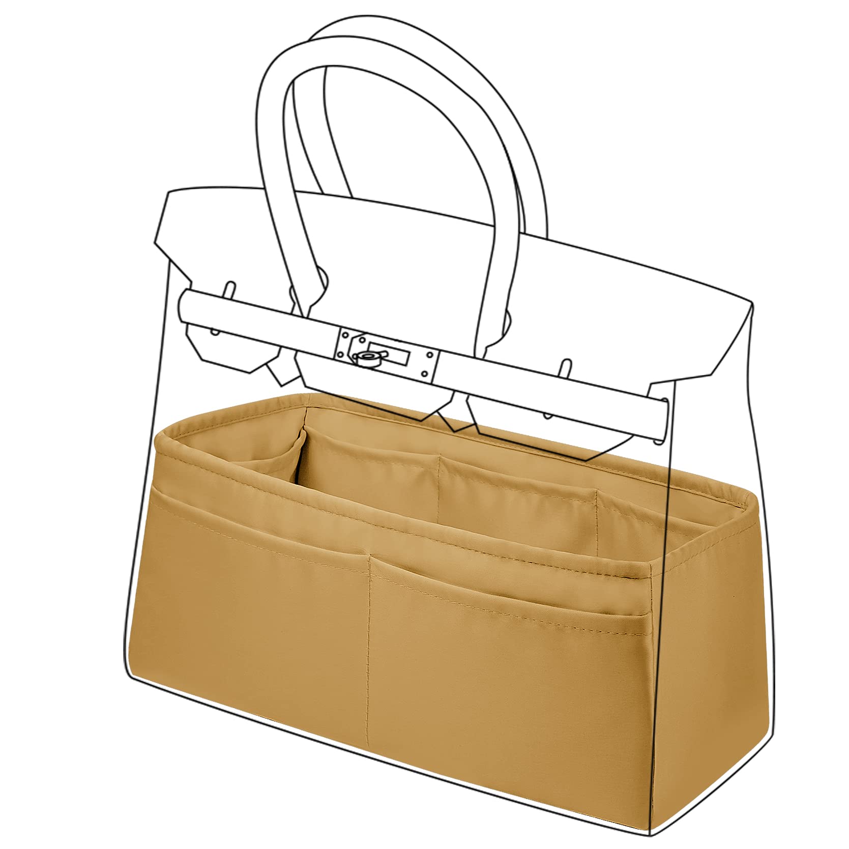 Soie Protection Sac Luxe Organisateur De Sac En Soie Pour Birkin