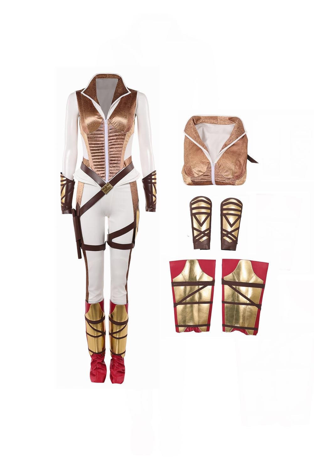 Alleyon Master Costume Teela Cosplay Master Universe Teela Costume Suit Set Halloween Carnival S