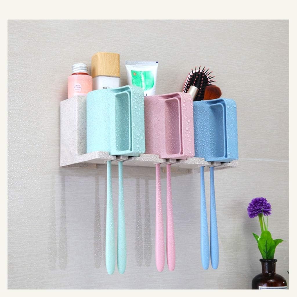 Toothbrush Holders Toothbrush Holder Rack Creative Brushing Cup Set Toothpaste Tooth Box Wall Hanging Bathroom Wash Cup