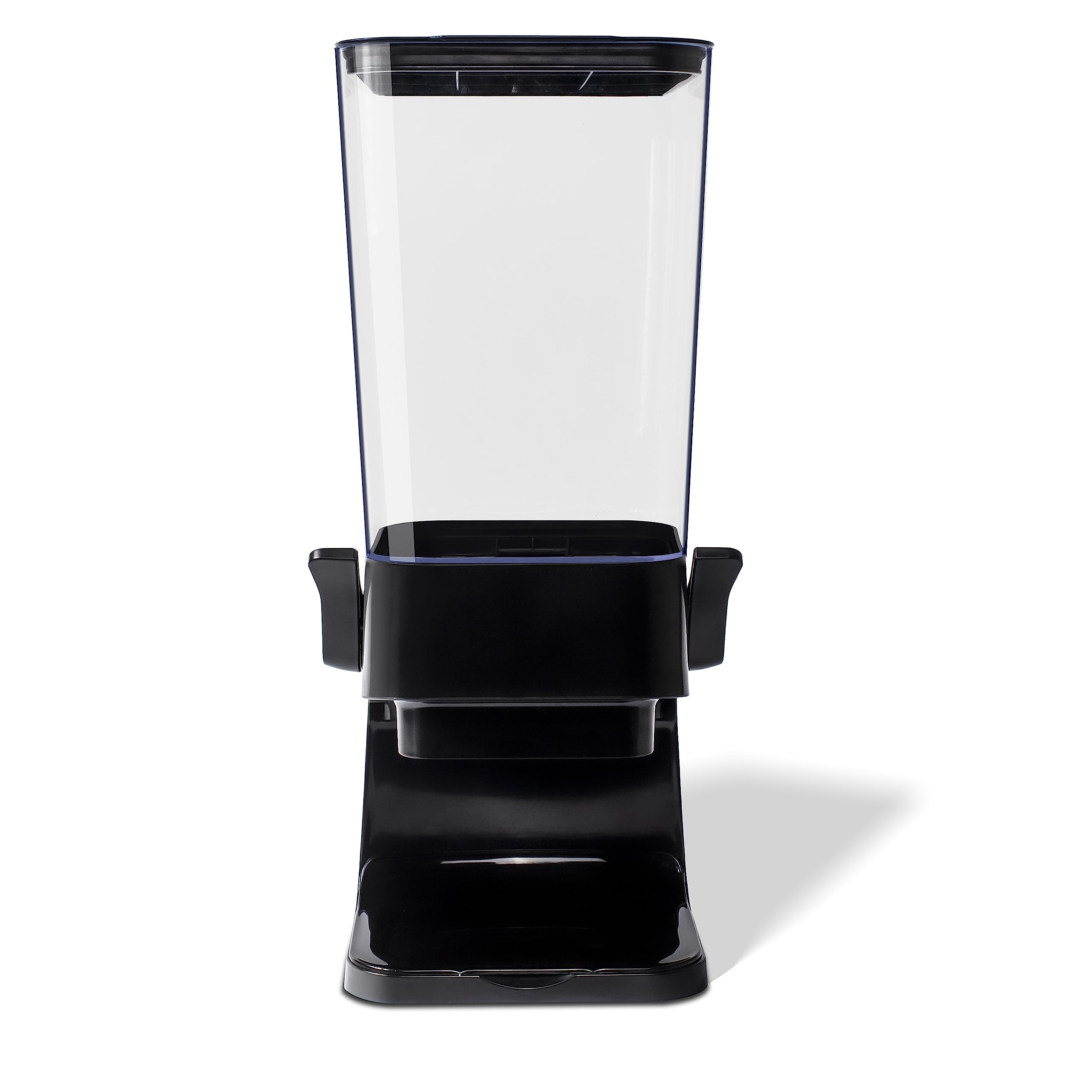 Cereal Dispenser Countertop, 5L Kitchen Organization Cereal Containers Storage, Desktop Candy Dispenser Plastic Cereal Dispenser, Snack Containers Can Hold Granola, Dry Food, Grain (Black, 1Pc)