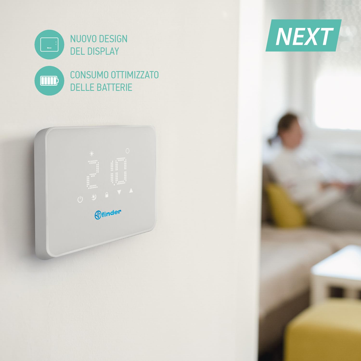 Finder Bliss, gama de termostatos inteligentes para todos los hogares