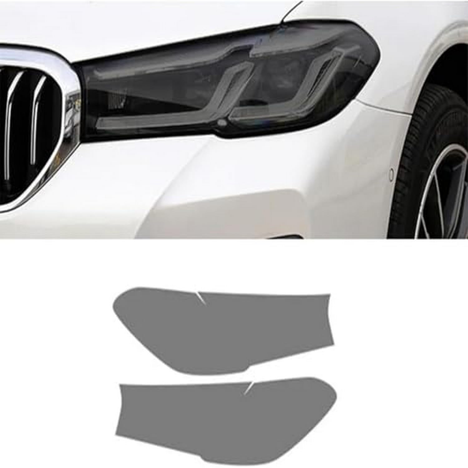 Película para faros de BMW Serie 5 G30 G31 2020-2021 en TPU protector transparente