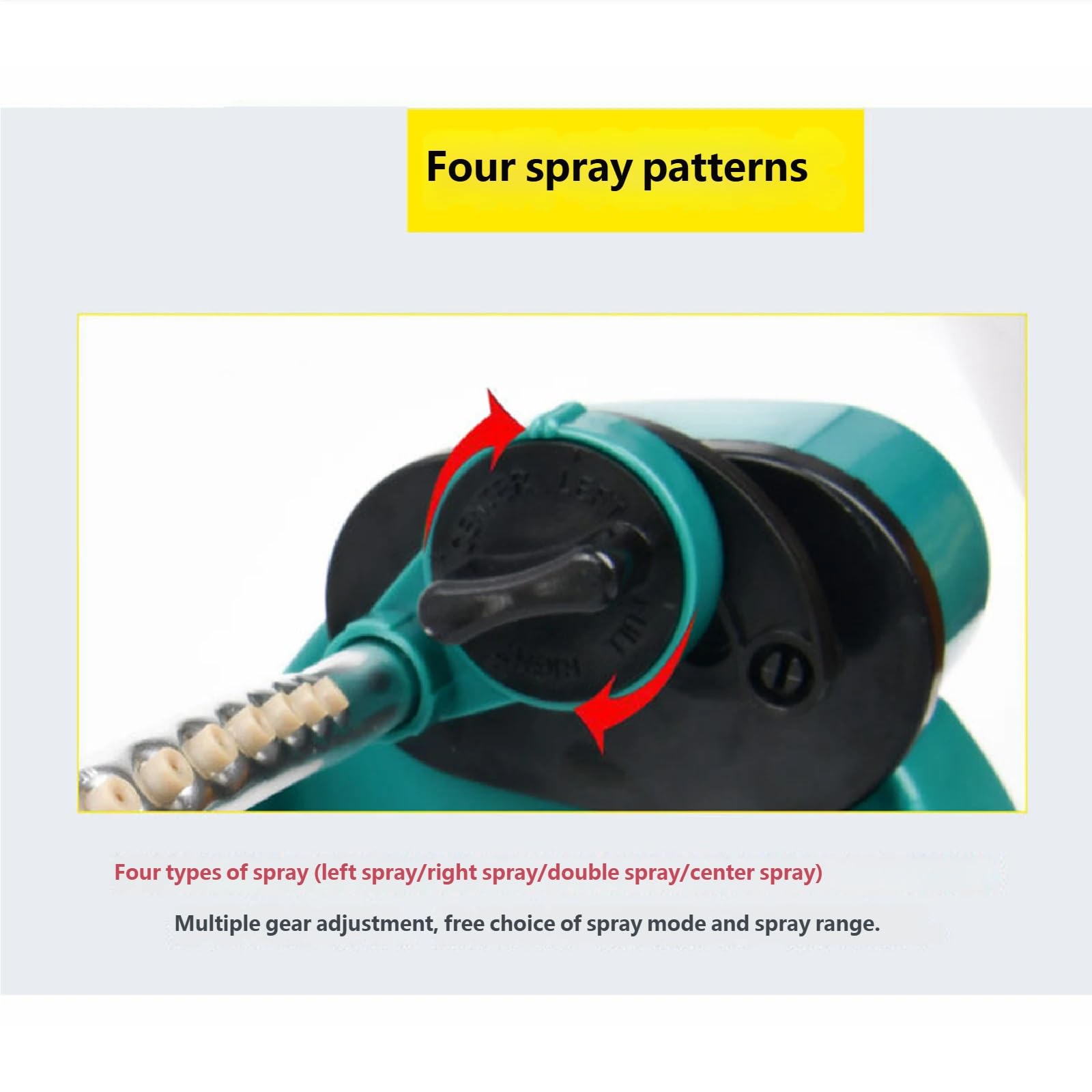 Irrigatore Oscillante per Prato, Rotazione Automatica a 360° per Giardino, Cortile, Prato, Orto e Patio(10m)