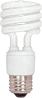 Vista 1 de SATCO S7217 - Mini bombilla fluorescente compacta en espiral de 13 vatios y 120 voltios; 2700 K; base mediana E26 (12 bombillas CFL)