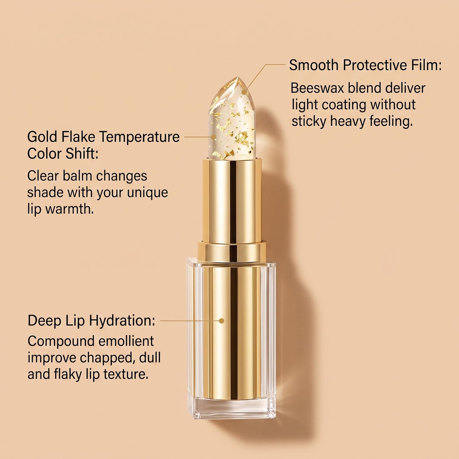Color Changing Lipstick, pH Adjusting Lipstick, Moisturizing Lip Balm