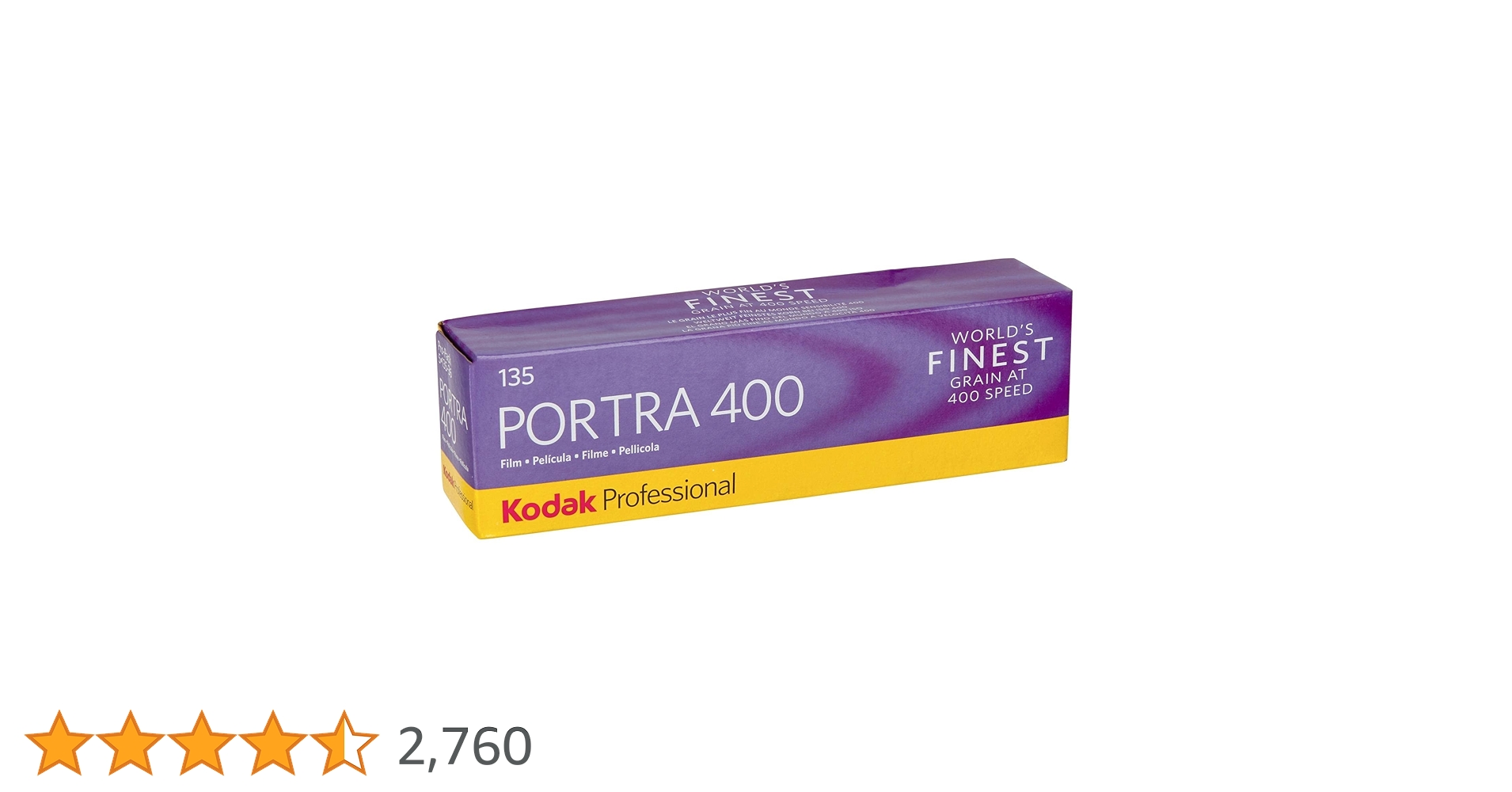 KODAK portra400 ５個入り 新品)Kodak (コダック) PORTRA 400 135 36枚撮り 5本パック