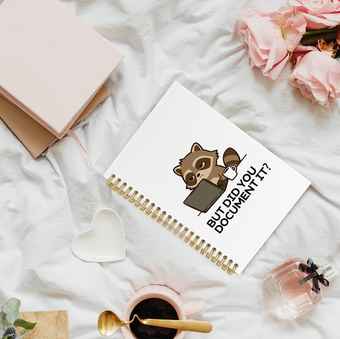 laveliabel But Did You Document It Spiral Notebook, Funny Office Gifts Journaling Notebooks, Coworker Gifts for Women Men College Ruled Spiral Notebook for School Office Supplies, 5.5x8.3 Inches image 3