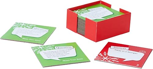 Miniatura 5 de Name That Song Trivia - Posavasos navideños con temática navideña, juego de 20